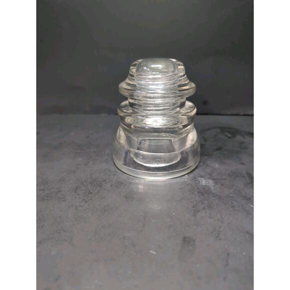 Hemingray‎ 44 Vintage Insulators, 1940s Clear Glass Collectibles, Made in USA - Picture 2 of 9